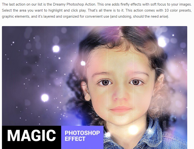 Magicum Studio Lights Photoshop Action