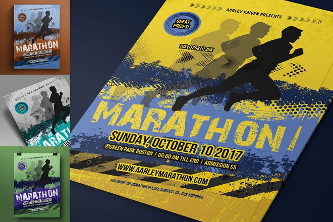 Marathon Event Flyer