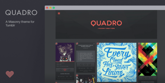 QUADRO – A MASONRY THEME FOR TUMBLR