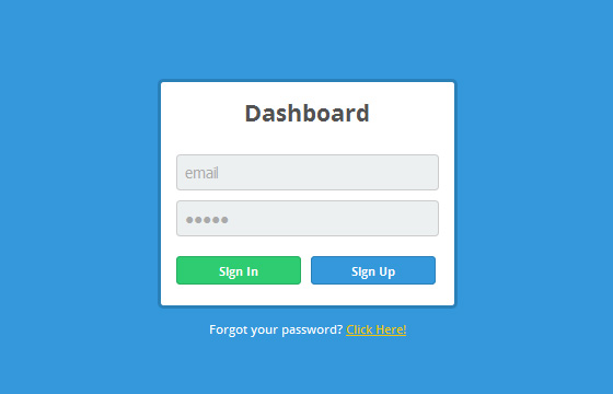 Simple HTML & CSS Login Form