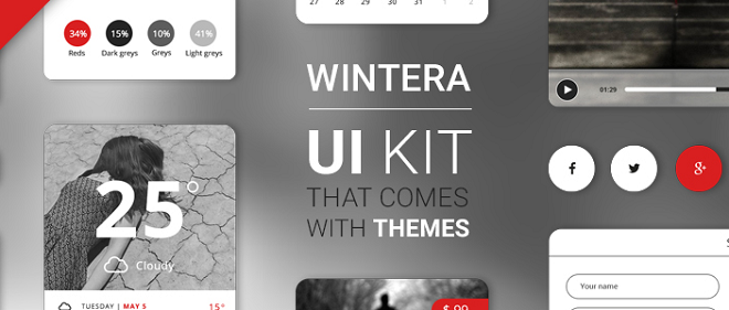 Wintera Free UI Kit